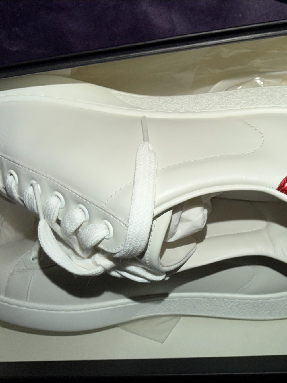 Gucci Men's Ace 'Loved' sneakers size 8 - Picture 4 of 5